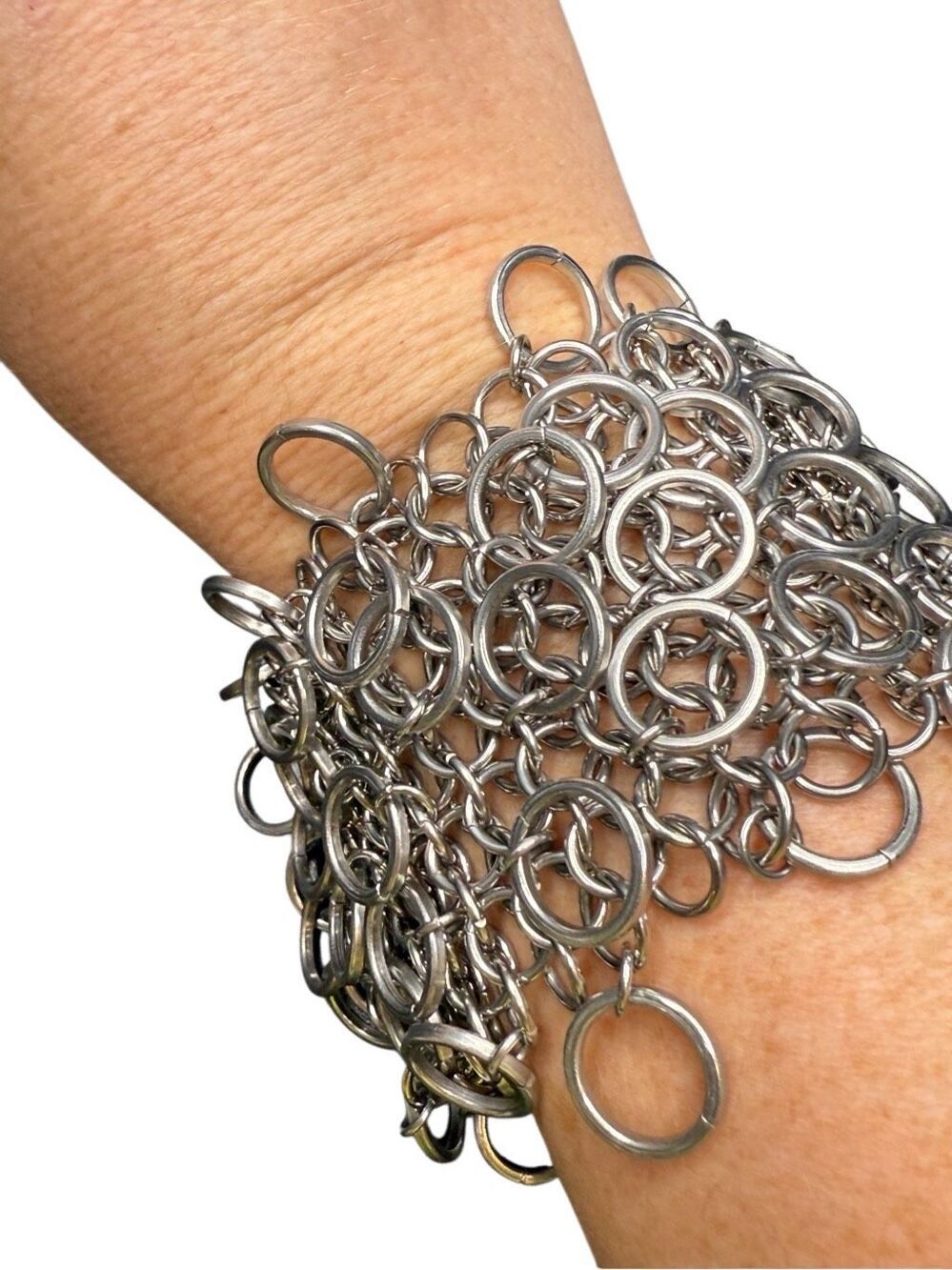 Boutique Handmade Chain Silver Bracelet